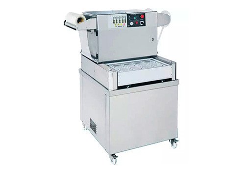 J-V052RT Rotary Tray Sealer with Vacuum and Gas Flushing / Skin Pack