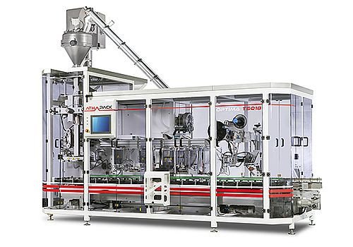 OPTIMA TSQ18 TSQ18D Carousel Birck Bag Packaging Machine