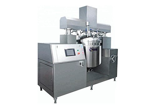 PLC Double Hydraulic Cylinder Vacuum Homogenizer Mixer|Cosmetic Machinery ZT-KB-series