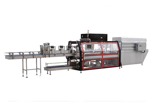 Automatic Half Tray PE Film Shrink Wrapping Machine LK-BT-20