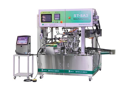 Automatic Rotary Pouch Packing M/C ST-8A3 (Big Volume Type/ 5kg)