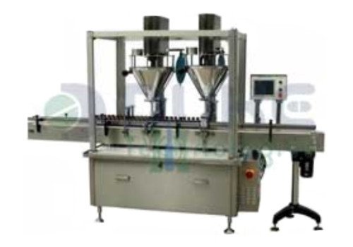 Double Head Auger Type Powder Filling Machine