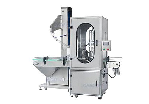 ZS-XG441F Automatic F-style Gallon Bottle Screw Capping Machine with Cap Elevator Feeder