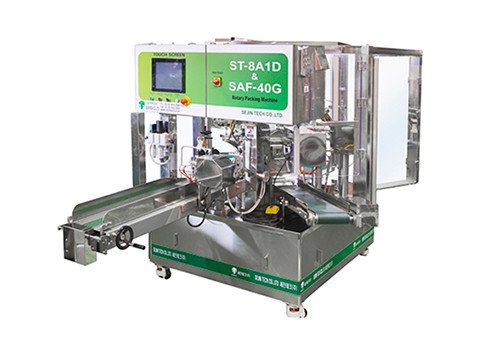 Automatic Rotary Pouch Packing M/C ST-8A1D (Single Type/1kg)