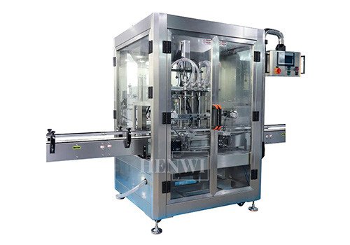 Automatic 4 Piston Paste Liquid Filling Machine