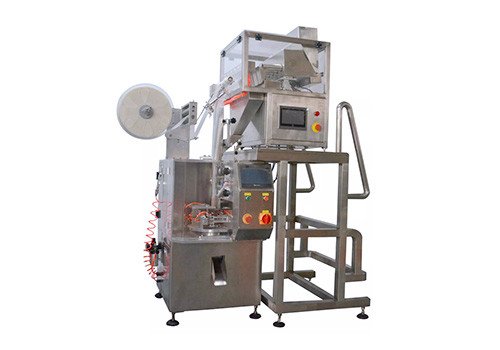 Automatic Nylon Triangle Pyramids Herbal Tea Bags Packing Machine With Weighting