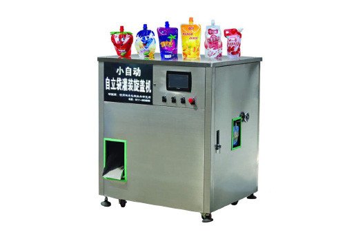 Automatic Doypack Filling / Capping Machine For Juice / Sauce