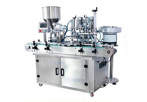 ZS-AFC4 Automatic Essential Oil Eye Drop Vial Bottle Filling and Capping Machine