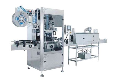Automatic Bottle Shrink Label Sleeve Applicator Machine LGLS-1800