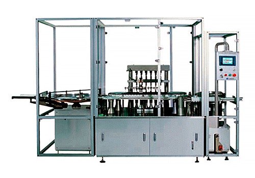 Машина LF 2000S для розлива и укупоривания резиновыми пробками