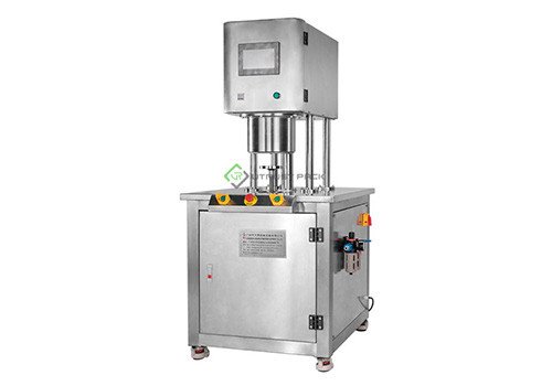 UT1BFG6 Semi-Automatic Vacuum Tin Can Closing Machine for Canned Tabaco