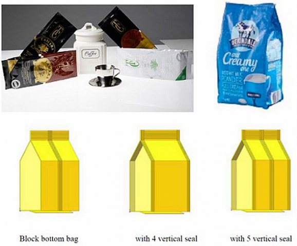 BP520S/820S Powder Quad Seal Bag Packer 