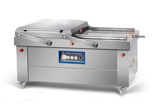 Высокопроизводительная двухкамерная вакуумная упаковочная машина DZ800/2S