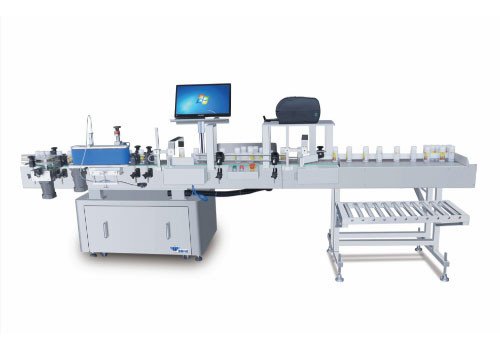 Automatic Coding Line Machine with Roll Bottle Belt Type of Round Bottles HY-PC100