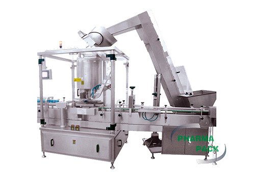 Ротационная укупорочная машина LFCT-1506/2510 для запрессовываемых крышек