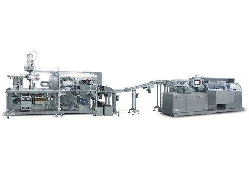 DPH-ZHJ Series High Speed Alu PVC Blister Packing Machine and Automatic Cartoning Machine Production Line