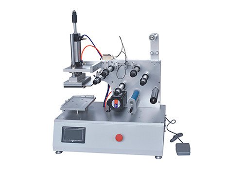 Semi Automatic Flat Labeling Machine