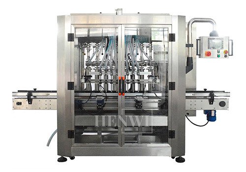 Automatic 8 Piston Paste Liquid Filling Machine