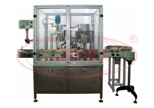 Моноблок "Мастер" для розлива лекарств в стеклянные флаконы с пробкой капельницей и пластиковым винтовым колпачком