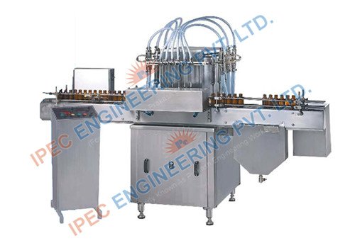 Полуавтоматическая двухголовочная машина розлива жидкостей