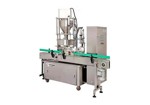 Автоматическая машина для розлива маринада в стеклянные баноки LW-FLJL60