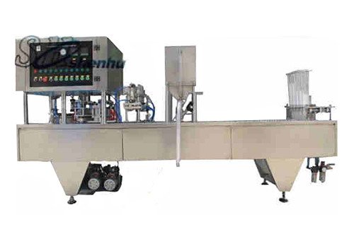 GF-4 Plastic Cup Liquid Filling Sealing Machine