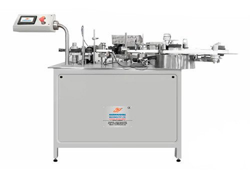 Автоматическая высокоскоростная этикетировочная машина HMPL–SSVHL для ампул / флаконов